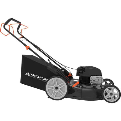 Self-Propelled Gas Lawn Mower with 22-Inch Steel Deck Side View