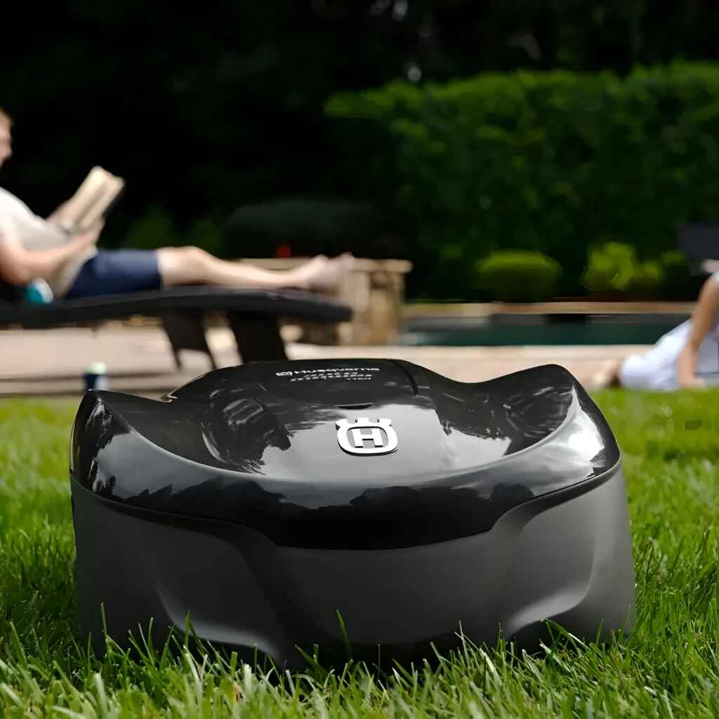 Advanced 4G Robotic Lawn Mower Outside