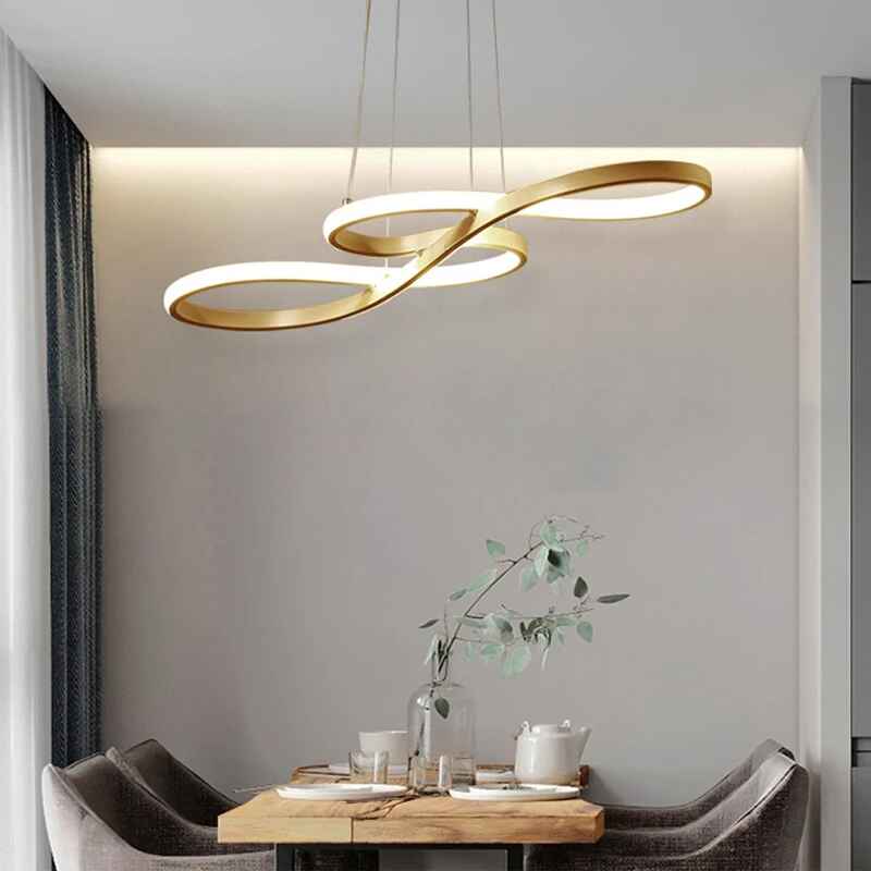 Minimalist LED Pendant Light - Modern Hanging Lamp for Dining Room and Bar Elegant