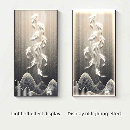 Minimalist Remote Control LED Wall Lights for Modern Living Spaces Light Effects