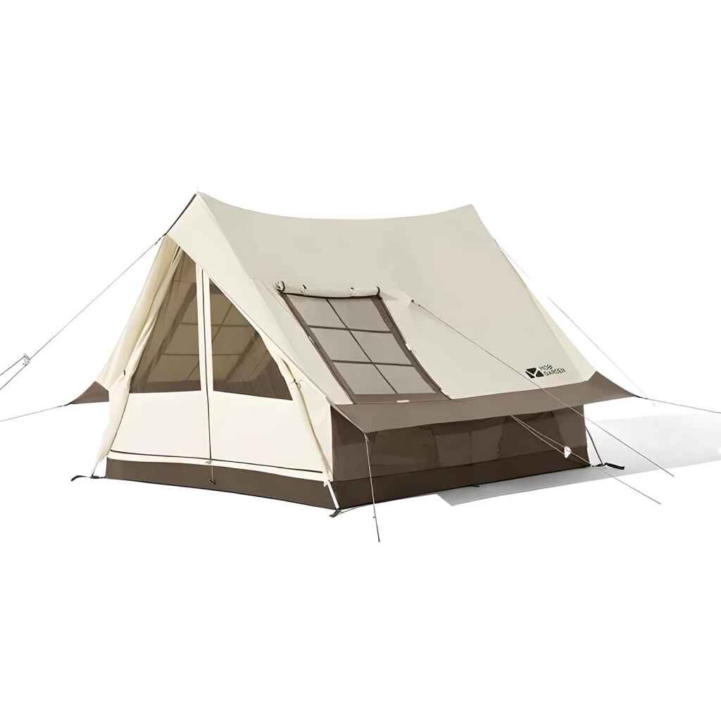 Luxury Camping Tent with Spacious Design for 3-4 People White Background