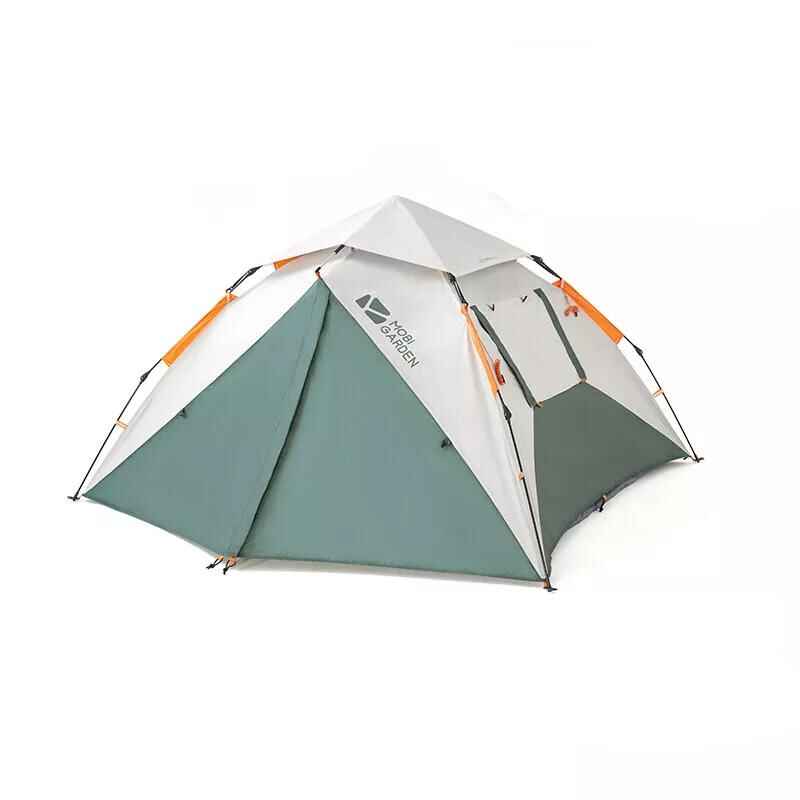 Automatic 4-Person Outdoor Camping Tent Forest Green