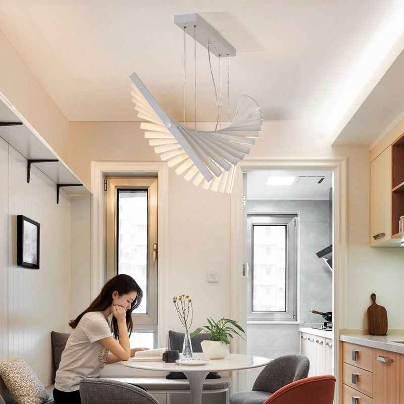 Modern LED Pendant Chandelier In the kitchen