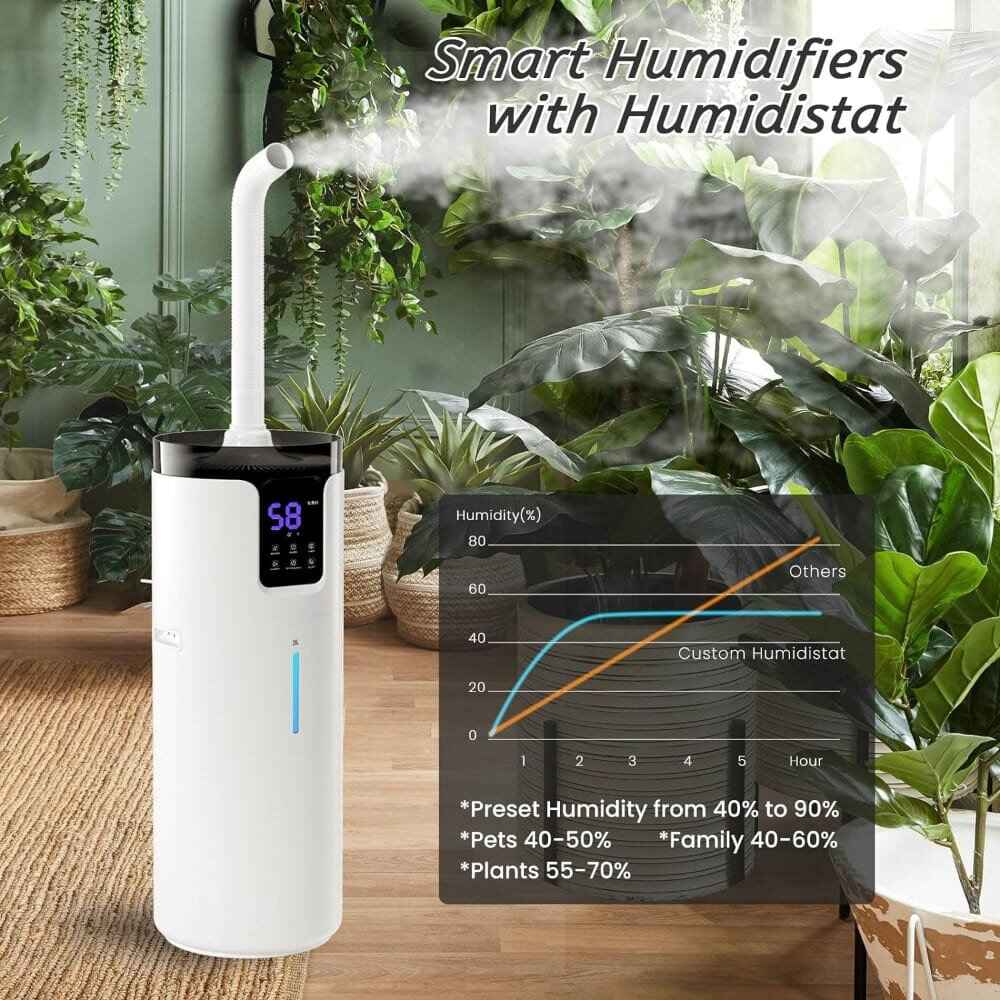 UltraQuiet 2000 Square Feet Ultrasonic Humidifier with Aromatherapy Features