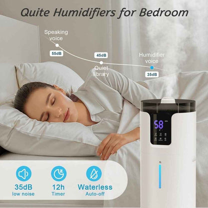 UltraQuiet 2000 Square Feet Ultrasonic Humidifier with Aromatherapy Qualities