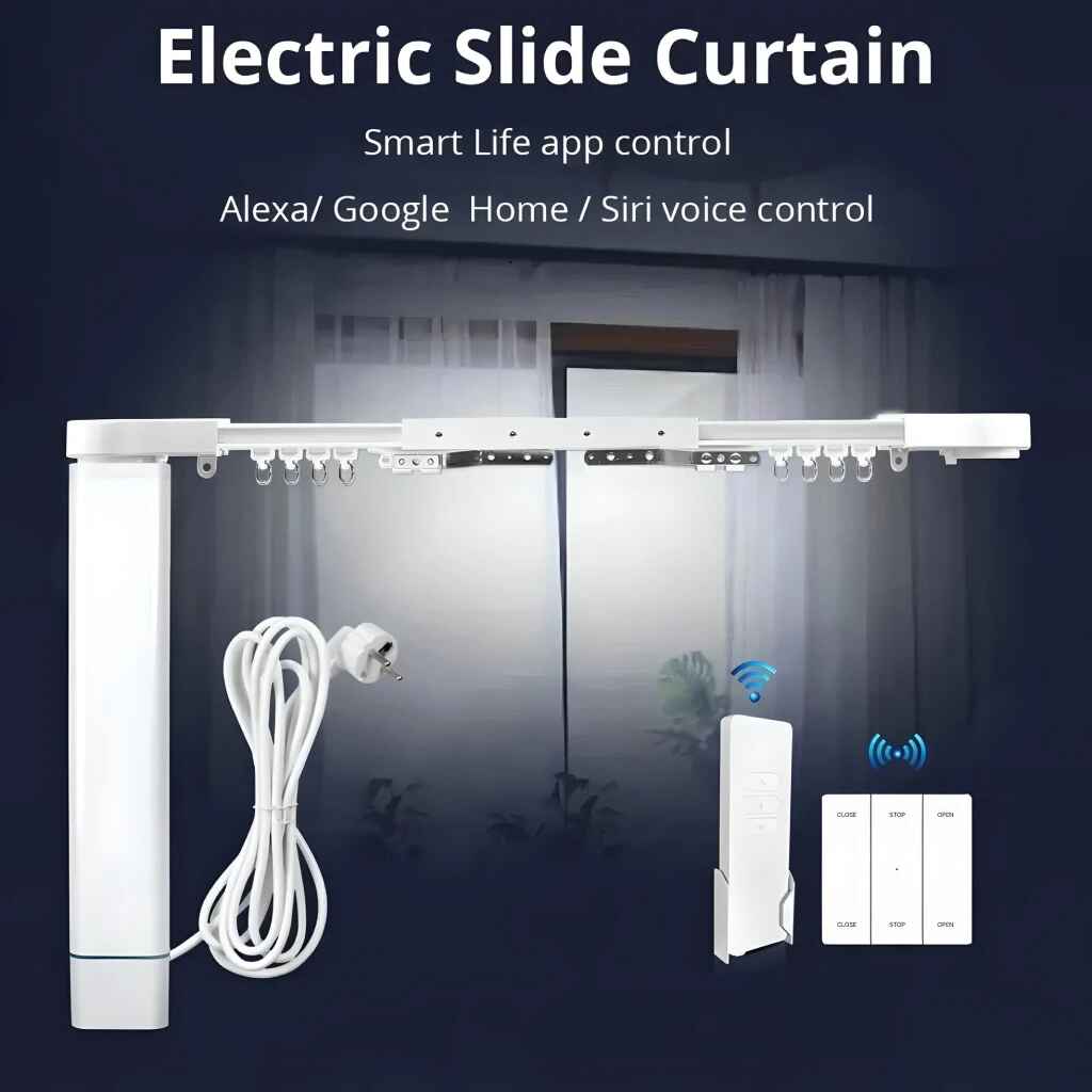 Smart WiFi Motorized Curtain Track with Voice Control Special Features