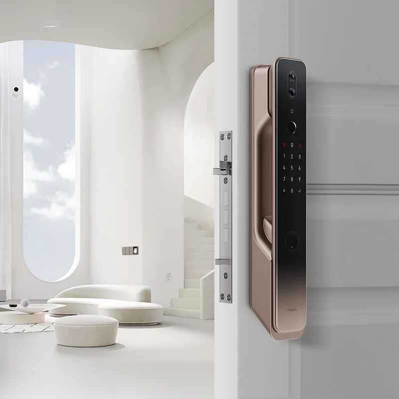 Smart Door Lock for Home Automation in the White door
 