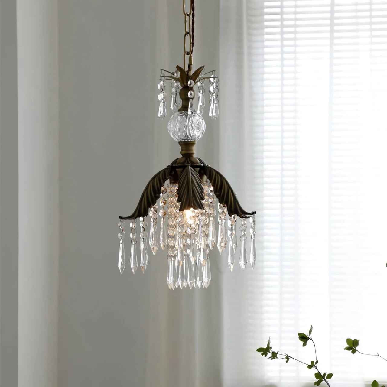 French Retro Crystal Chandelier 