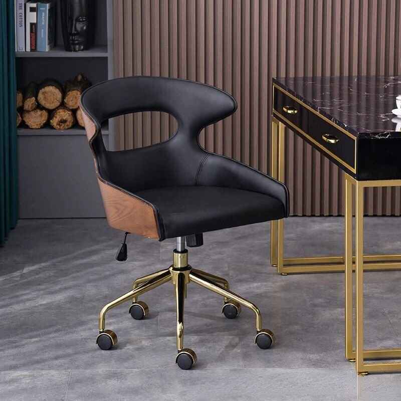 ComfortCraft Luxe Ergonomic Office Chair – PU Leather, Adjustable, Rotating Right side View