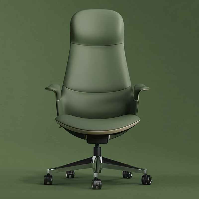 Luxury Ergonomic Swivel Office Chair Front view