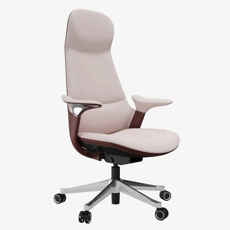 Luxury Ergonomic Swivel Office Chair Pink