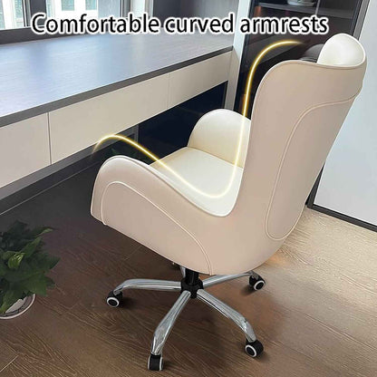 Ergonomic Swivel Office Chair Back View