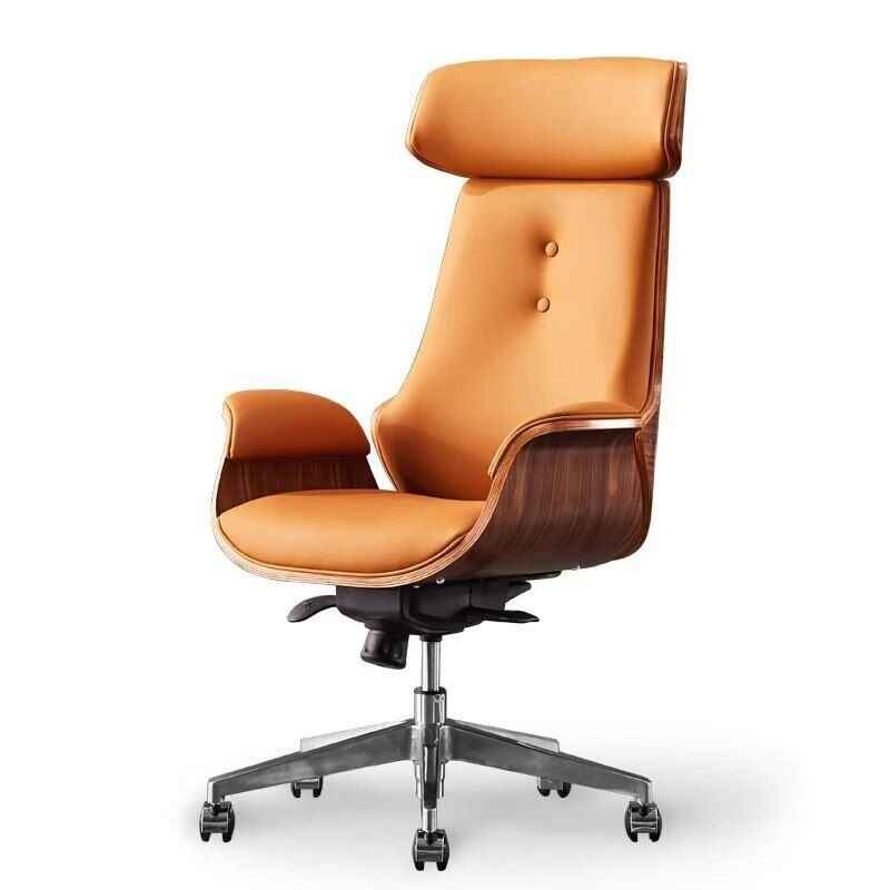 Luxury Ergonomic Office Chair White Background