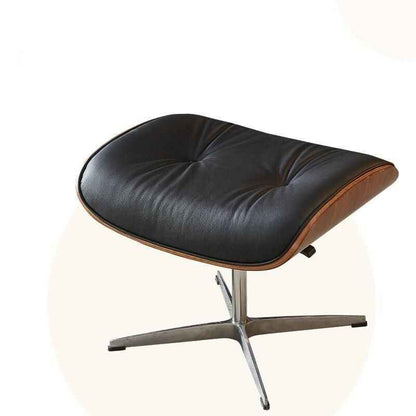 Modern Leather Executive Office Chair - Swivel & Recliner, Ergonomic Design with Handrails and Rollers Foot rest