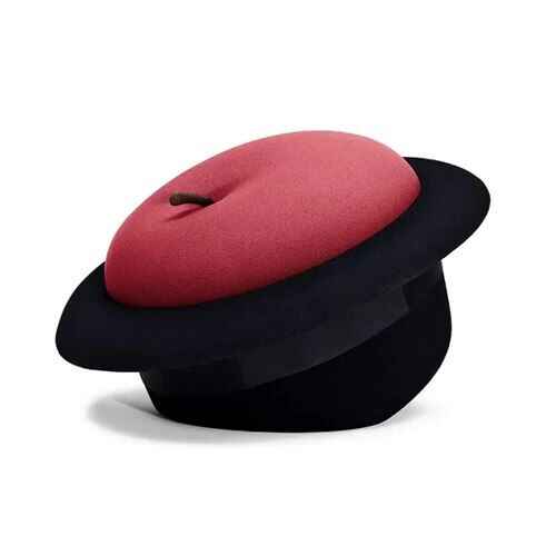 Artistic Hat-Shaped Children's Lounge Chair – Modern Style Decorative Stool Bright red