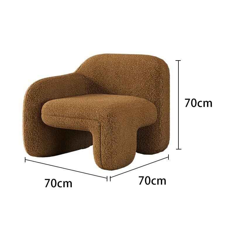 Modern Minimalist Nordic Designer Chair for Living Room and Bedroom Dimension