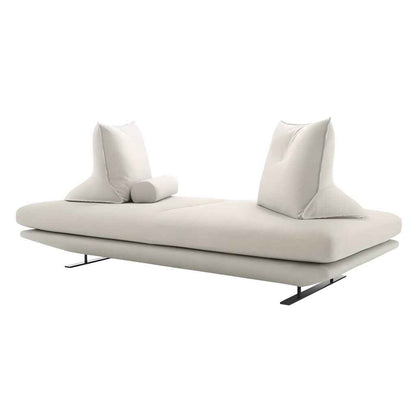 Reclinable Sofa Bed White background