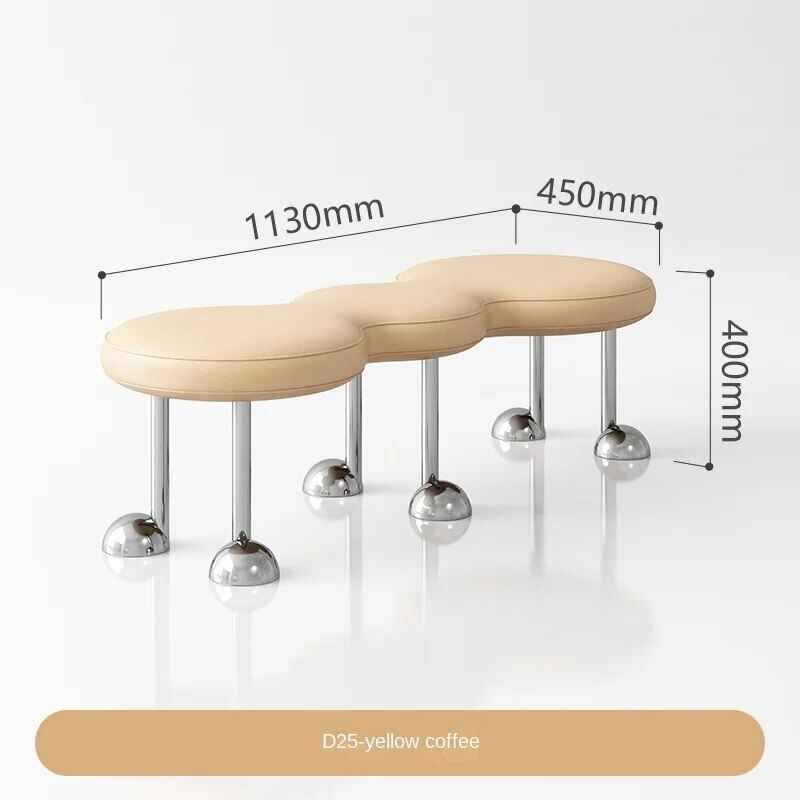 Luxurious Multi-Functional Ant Stool Bench Yellow Coffee