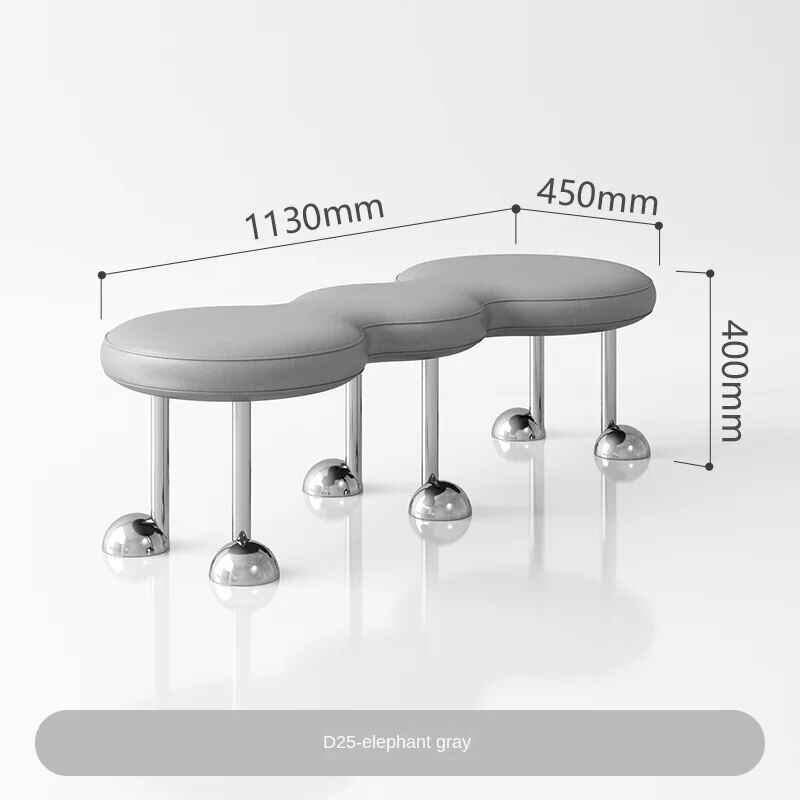 Luxurious Multi-Functional Ant Stool Bench Gray