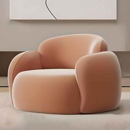 Luxury Minimalist Lounge Sofa Peach