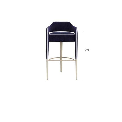 High Stool Bar Chair Black