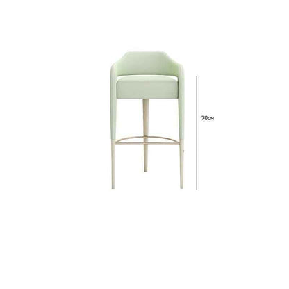 High Stool Bar Chair Light Green