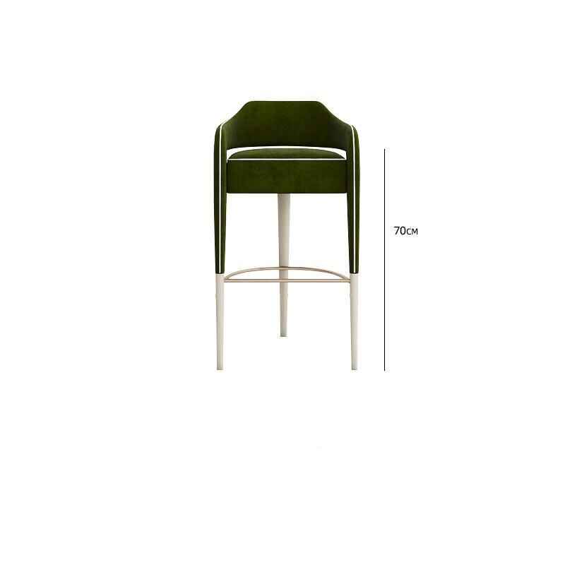 High Stool Bar Chair Green