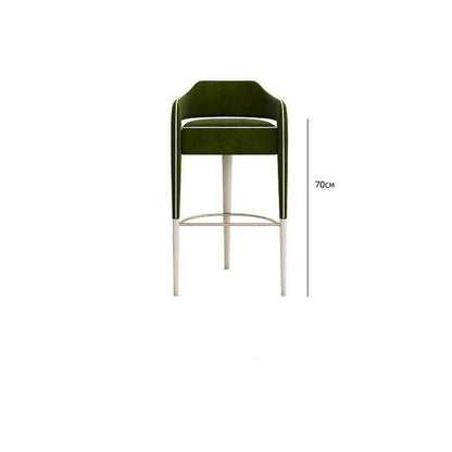 High Stool Bar Chair Green