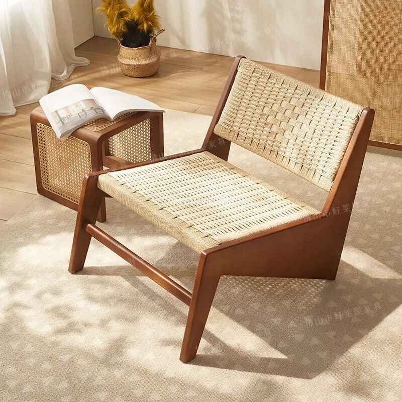 Nordic Rattan Leisure Chair side view