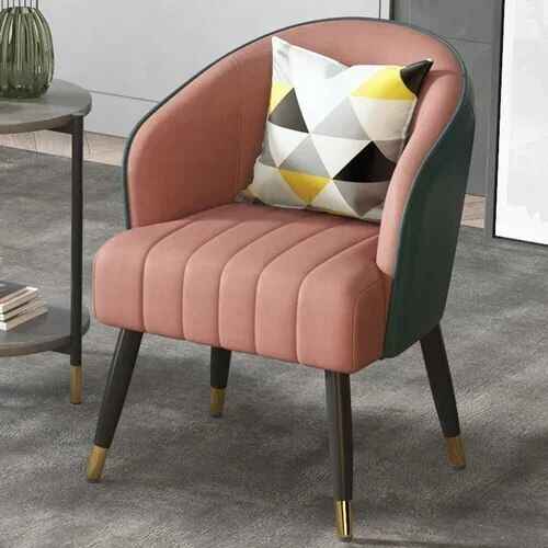 Luxury Nordic Grey Single Sofa Chair - Elegant, Modern Home & Garden Furniture pink/black