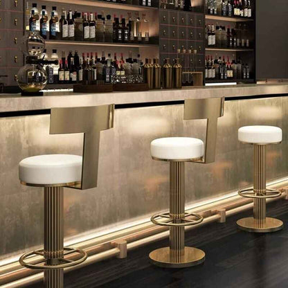 Luxury Adjustable Swivel Bar Stool – Modern Nordic Style Metal Bar Chair bar counter