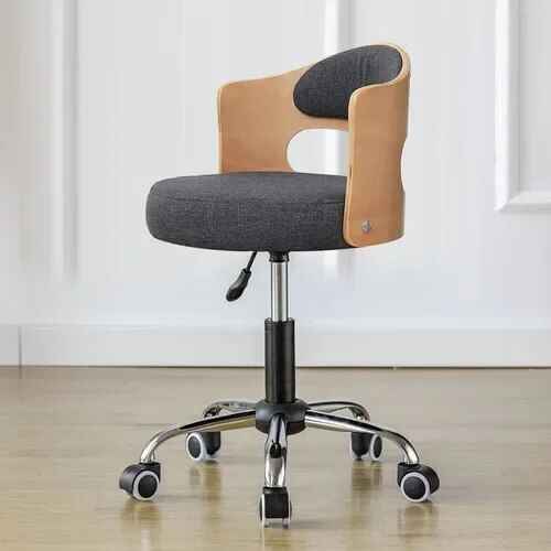 Ergonomic Designer Office Chair with Back Support and Rollers dark gray