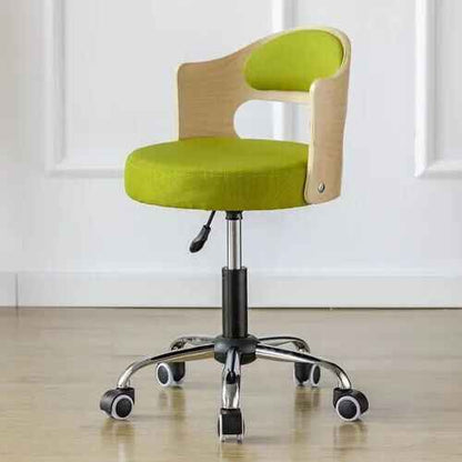 Ergonomic Designer Office Chair with Back Support and Rollers green