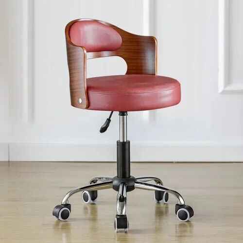 Ergonomic Designer Office Chair with Back Support and Rollers red 