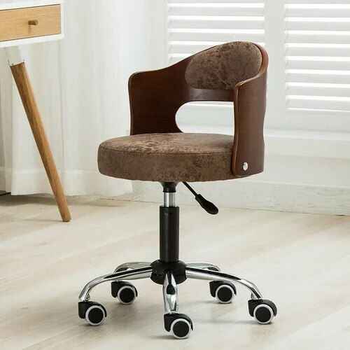 Ergonomic Designer Office Chair with Back Support and Rollers brown