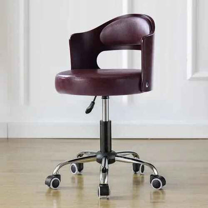 Ergonomic Designer Office Chair with Back Support and Rollers chocolate brown and dark brown