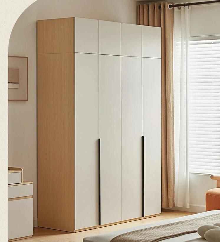 Compact Elegance: Modern Small Apartment Wardrobe side view