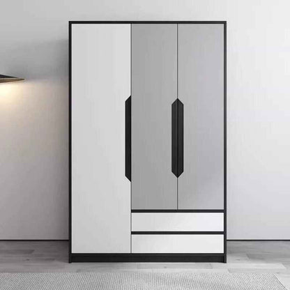 Modern Minimalist Sliding Wardrobe – Elegant and Multifunctional Home Storage Solution front view