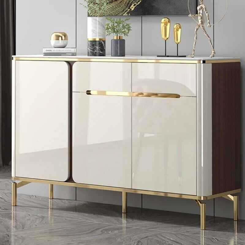 Modern Chinese Wood Sideboard beige 