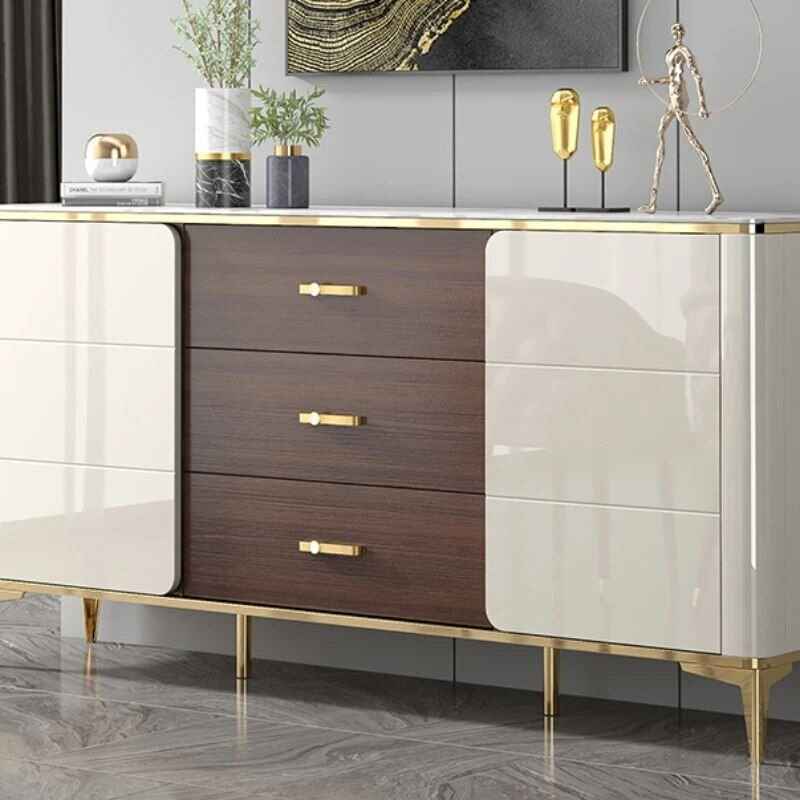 Modern Chinese Wood Sideboard brown