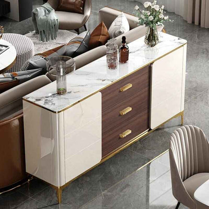 Modern Chinese Wood Sideboard upper view