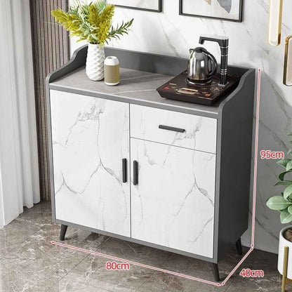 Rustic Luxury Corner Sideboard black 80x40x95CM 