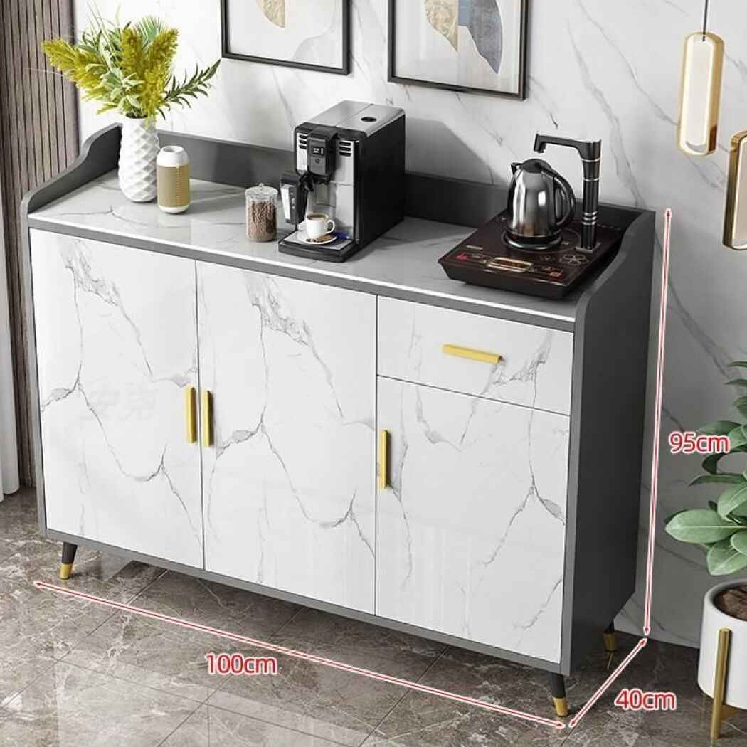 Rustic Luxury Corner Sideboard gold 100x40x95CM