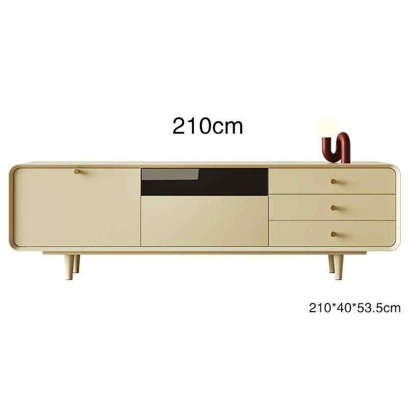 Luxurious Modern Living Room Cabinet with Multi-Functional Storage 210x40x53.5cm style 2