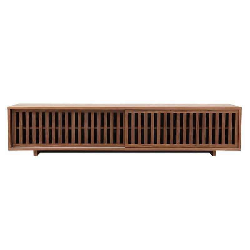 Modern Wooden TV Stand front view