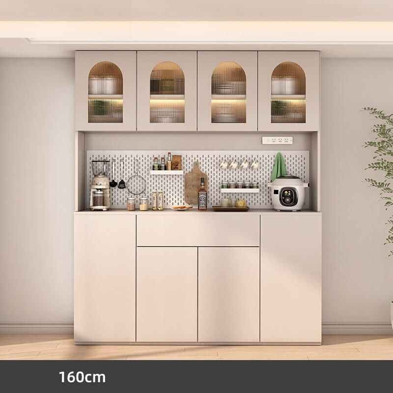 Modern Minimalist Luxury Sideboard Cabinet for Dining Room and Salon cream 160cm