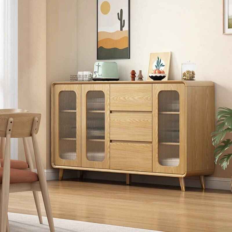 Modern Minimalist Solid Wood Sideboard stylish