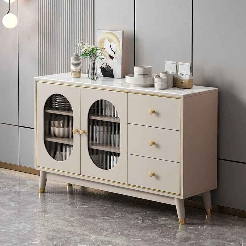 Modern Minimalist Wood Sideboard when close