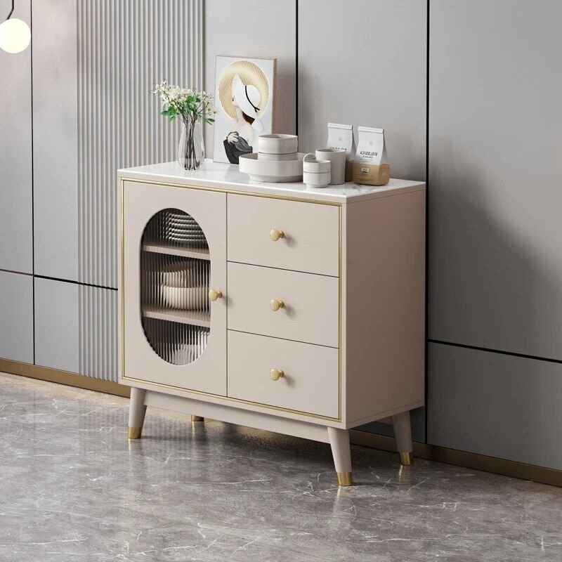 Modern Minimalist Wood Sideboard 1 door