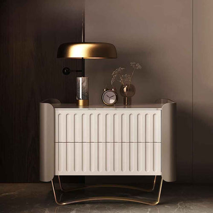 Luxury Nordic Nightstands Bedside Table White